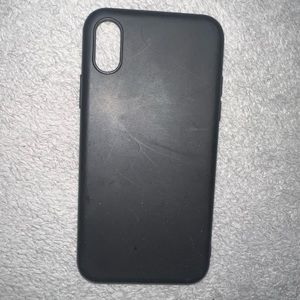 Black IPhone XS Case